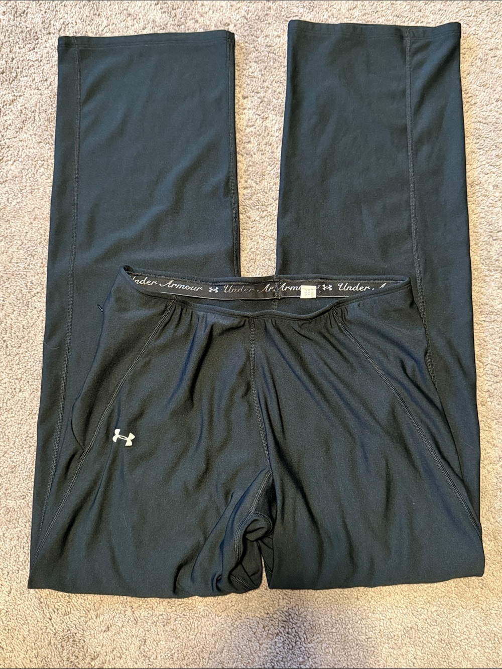 Under Armour Black Wide-Leg Women's Yoga Pants